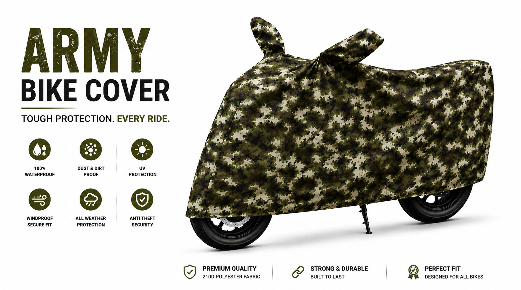 BIKE COVER 100% WATER PROOF - Image 5
