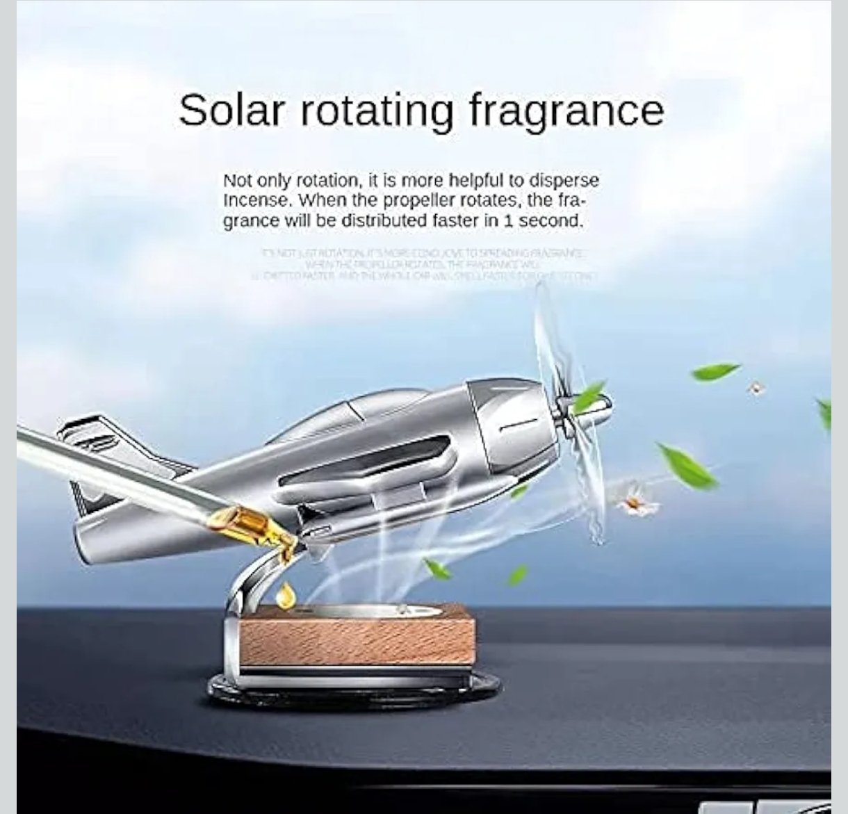 Rotating Fan car Drop Air Freshener Car Dashboard - Image 8