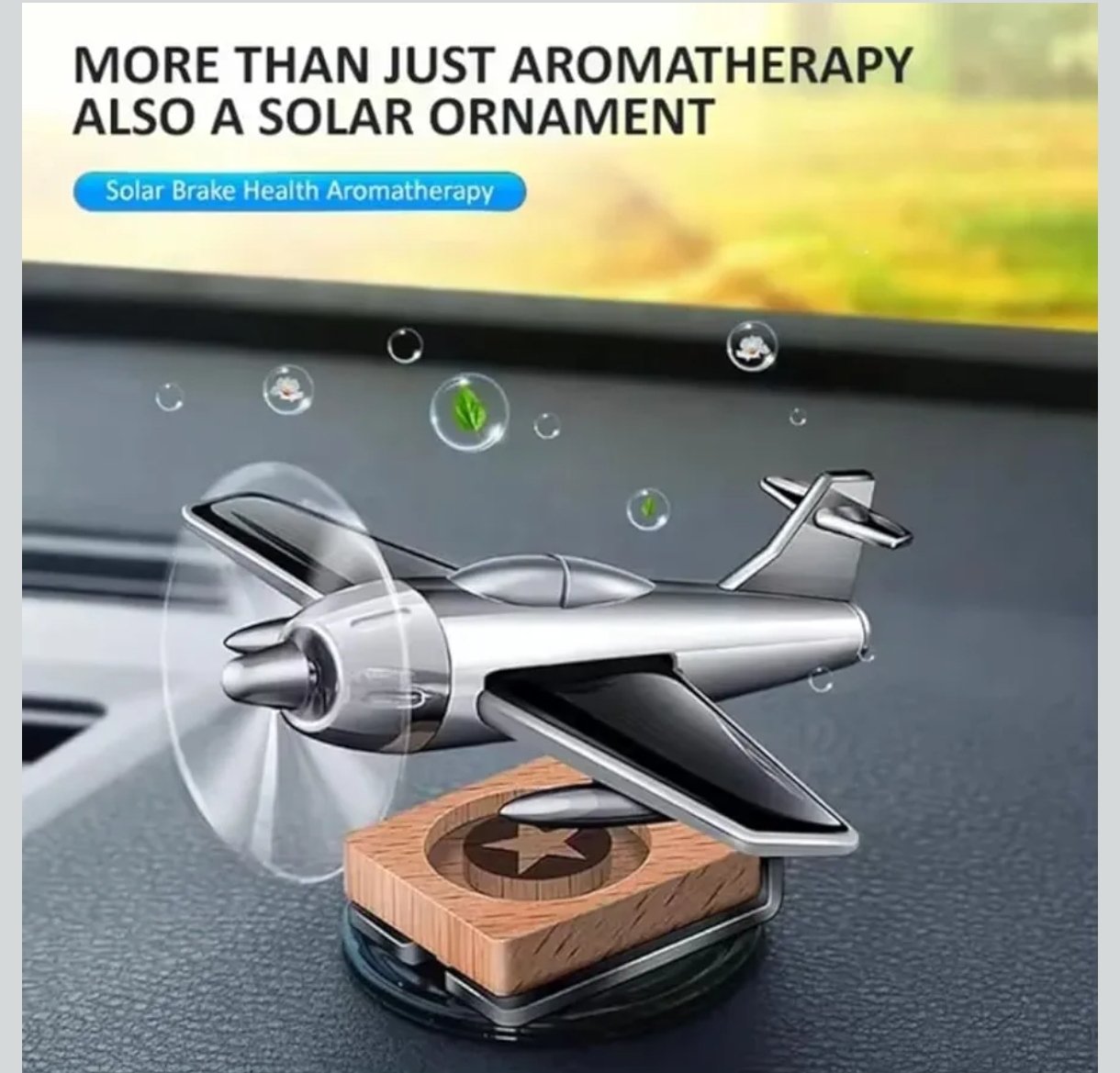 Rotating Fan car Drop Air Freshener Car Dashboard - Image 7