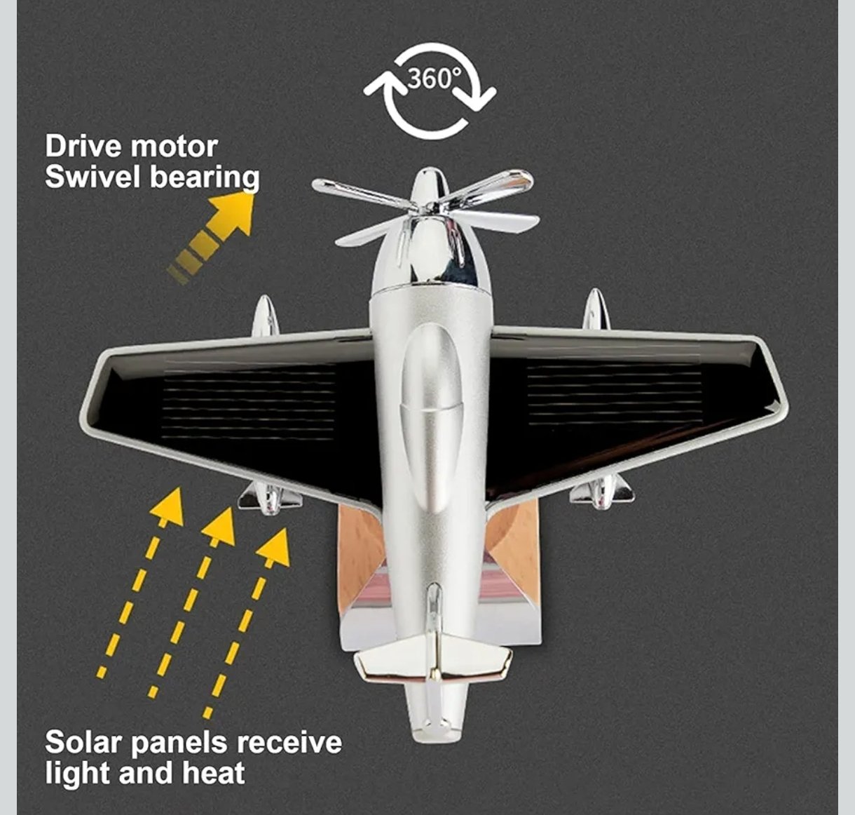 Rotating Fan car Drop Air Freshener Car Dashboard - Image 10