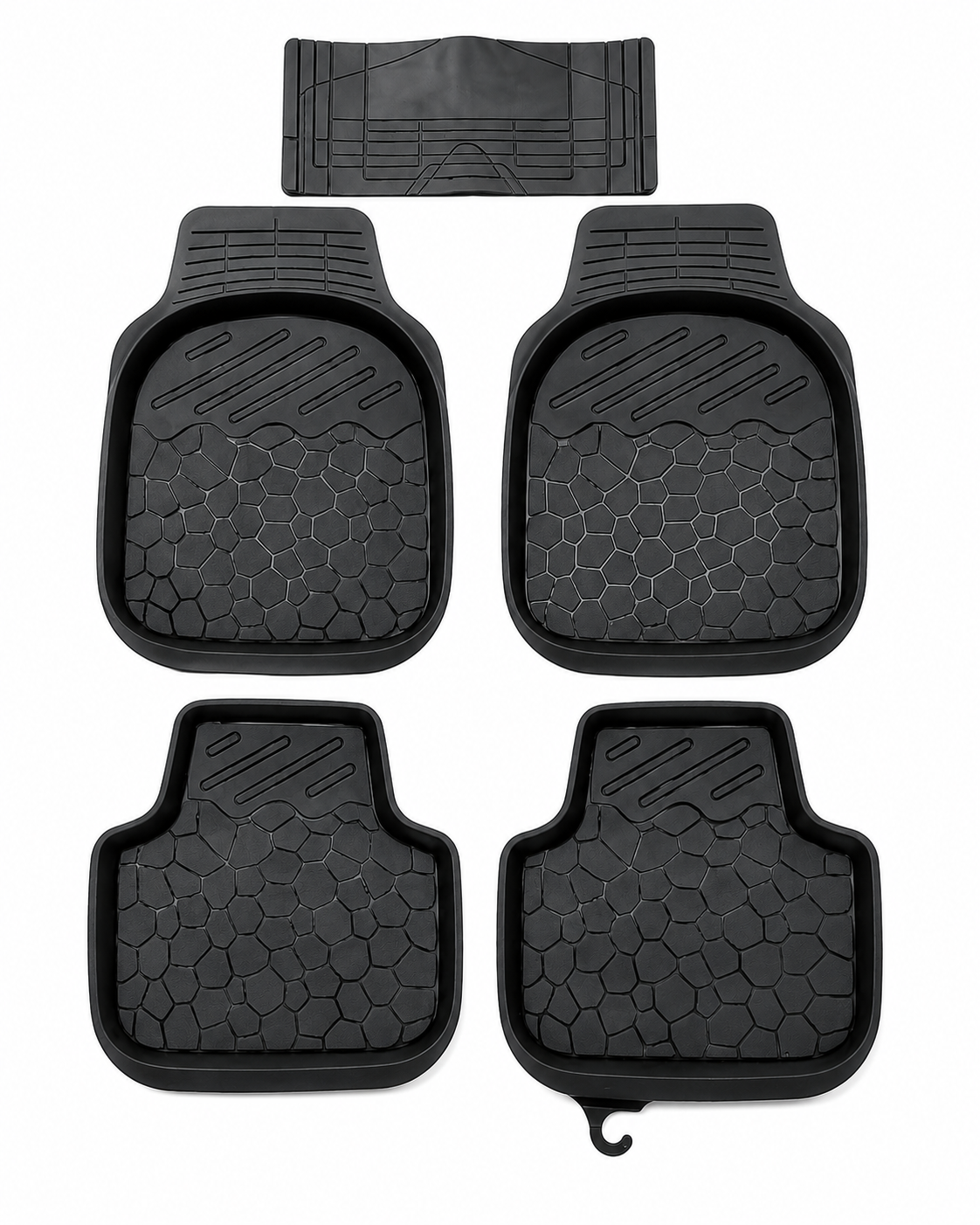 4G Plus Premium Heavy Duty Car Floor Mats Set 5 Seater - Image 3