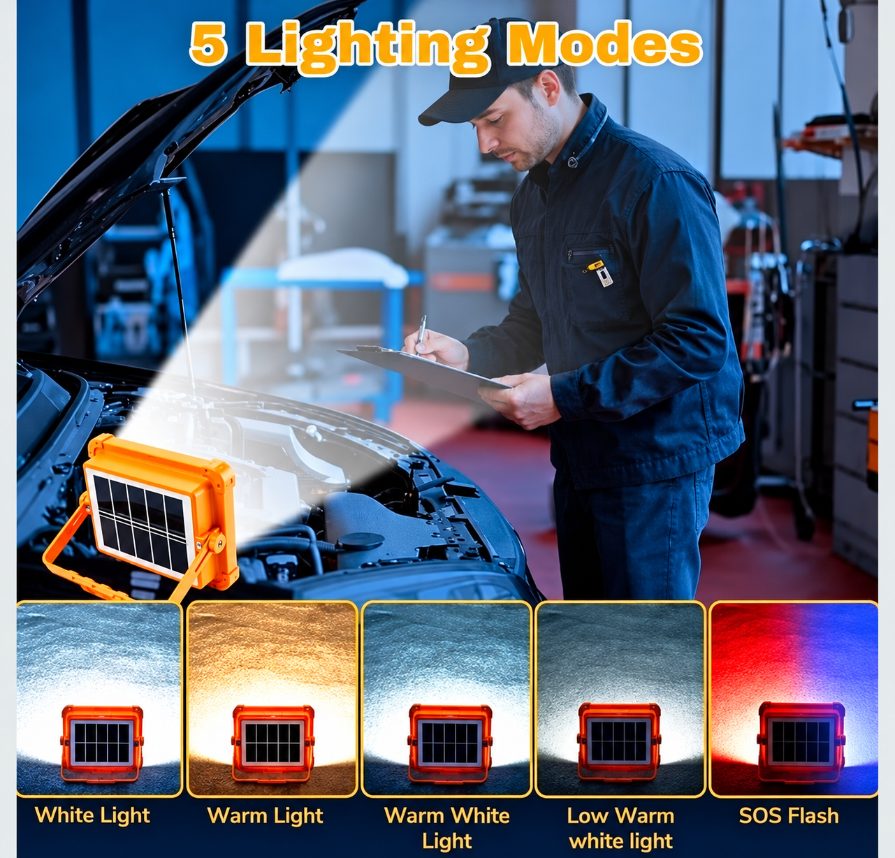 Solar LED Light for Outdoor & Home Use - Image 3