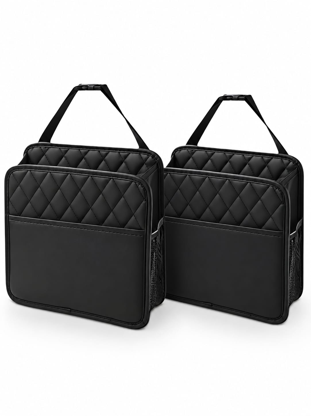 Premium Black Car Seat Organizer Bag - Image 2